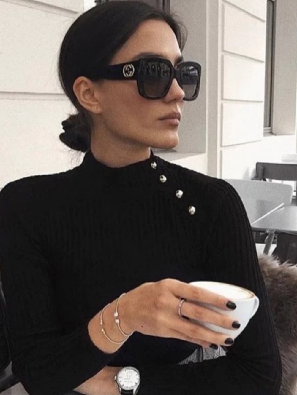 Gucci GG sunglasses square lens GG0141S